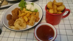 Greasy monkey at Loving Hut Veganerie in Leuven