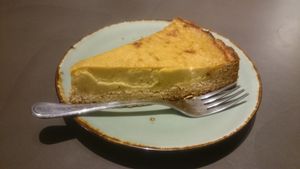 kwarktaart at Loving Hut Veganerie in Leuven