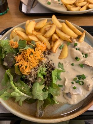 Vegan vol-au-vent  at Loving Hut Veganerie in Leuven