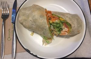 Ham & cheese wrap  at Loving Hut Veganerie in Leuven