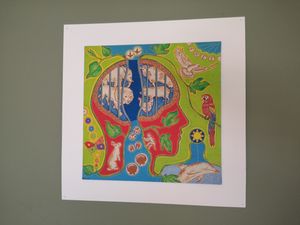 Inside at Loving Hut Veganerie in Leuven