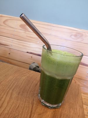 Detox juice at Loving Hut Veganerie in Leuven