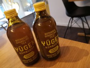 kombucha at Loving Hut Veganerie in Leuven
