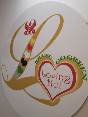 Inside at Loving Hut Veganerie in Leuven