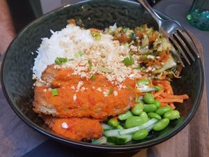 You have to try this 😋 at Loving Hut Veganerie in Leuven