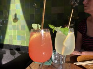 lemonade and sessional strawberry lemonade at Sajvva in Malmo