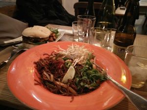 yummy pad thai at Sajvva in Malmo