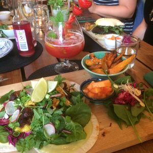 Tropical tostadas at Sajvva in Malmo