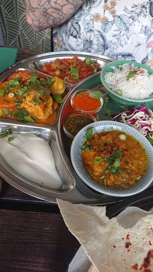 Spicy main plate at Sajvva in Malmo