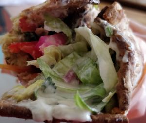 The big fa at Falafel Avenue - University in Montreal