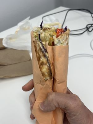 Big Fa - back in my officee  at Falafel Avenue - University in Montreal