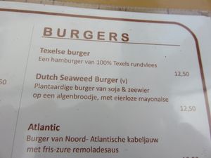 menu Paal 9 texel
 at Paal 9 in Den Hoorn Texel