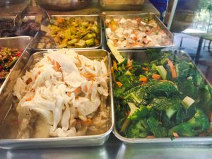 Dishes at Tang Leng Chay Vegetarian 东龙斋素食 in Central Singapore