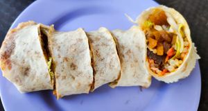 Popiah at Tang Leng Chay Vegetarian 东龙斋素食 in Central Singapore