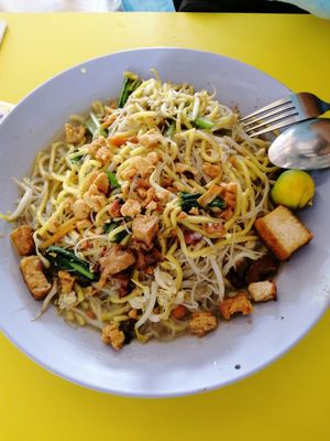 Hokkien mee at Tang Leng Chay Vegetarian 东龙斋素食 in Central Singapore