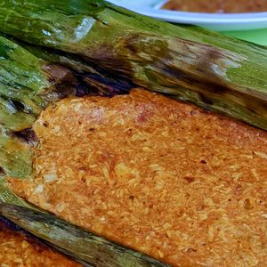 Otah at Victor Veggie 味特素食 in Central Singapore