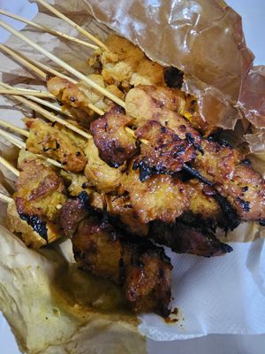 Satay at Victor Veggie 味特素食 in Central Singapore