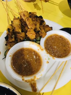Satay at Victor Veggie 味特素食 in Central Singapore