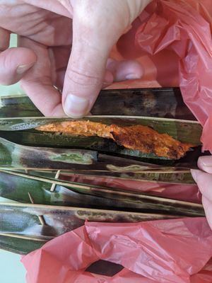 The otah at Victor Veggie 味特素食 in Central Singapore