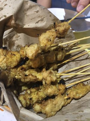 satay $0.80 each, min 10pc order 👍🏻👍🏻👍🏻 at Victor Veggie 味特素食 in Central Singapore