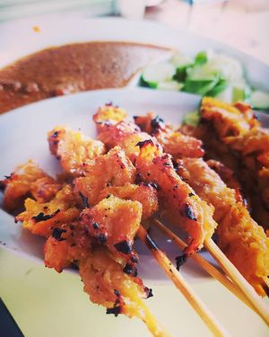 Satay ($8 for 10pcs) at Victor Veggie 味特素食 in Central Singapore