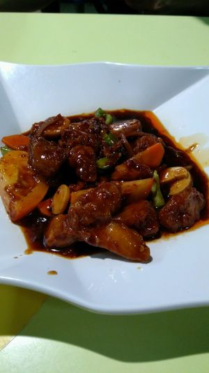 宫保猴头菇 at Choo Zai Zhai 自在斋 - Circuit Rd in Central Singapore