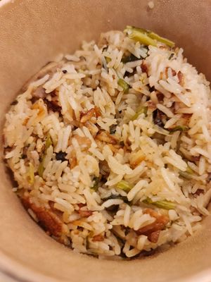 Mustard Green Rice ~ 12/7/22 at Jeun VirtueFarm in Central Singapore
