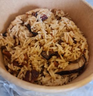 Assorted Mushroom Rice ~ 12/7/22 at Jeun VirtueFarm in Central Singapore