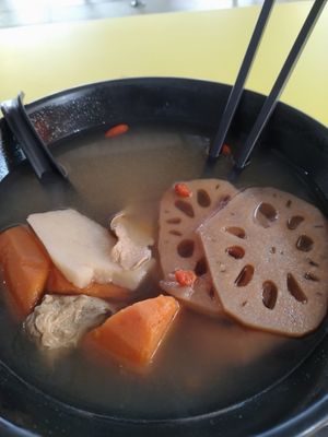芡实百合山药莲藕汤 at Jeun VirtueFarm in Central Singapore