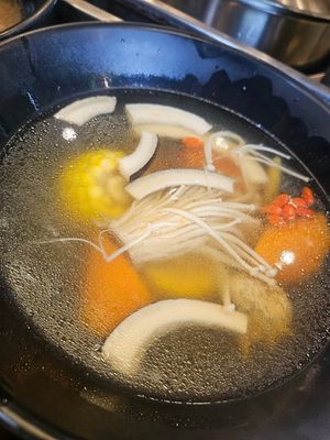 Unknown soup 😂 ~ 29/11/23 at Jeun VirtueFarm in Central Singapore