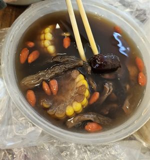 Black Bean and Red Date soup ~ 21/6/24 at Jeun VirtueFarm in Central Singapore