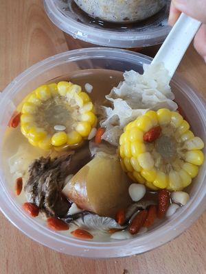 Apple, Fig, White Fungus, Sweet & Bitter Almond Soup ~Circuit Breaker Period Phrase 2 at Jeun VirtueFarm in Central Singapore