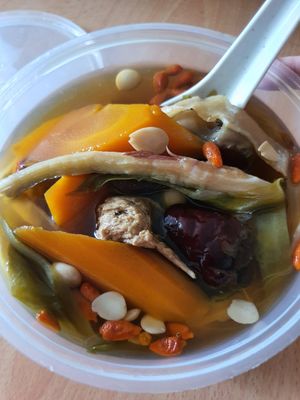 Pitaya flower, Fig, Monk fruit, Solomonseal & Lentil Soup ~ Circuit Breaker Period Phrase 2 at Jeun VirtueFarm in Central Singapore