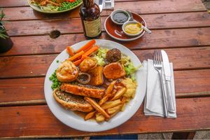 Sunday nut roast  at Loving Hut Cafe - St Peter's Place in Brighton