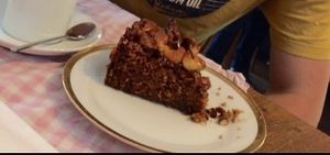 delicious carrot-nuts-cake at Nasch in Hamburg