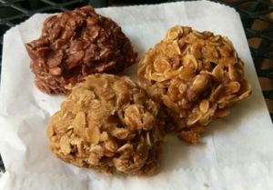 No bake cookies Chocolate, pumpkin and peanut butter at Twisted  Noodle Cafe in St George