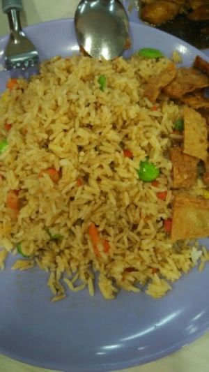 petai fried rice  at San De Vegetarian - Vari Nice in North Singapore