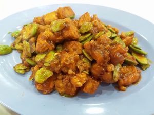 Sambal petai Beans at San De Vegetarian - Vari Nice in North Singapore