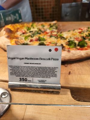 Vegan pizza ingredients at Whole Foods Market in Columbus