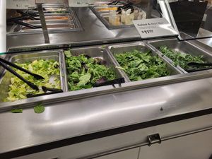 Organic salad greens at Whole Foods Market in Columbus