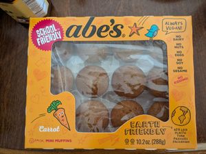 Abes carrot mini muffins at Whole Foods Market in Columbus