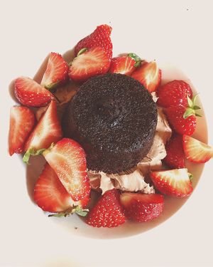 Dessert available for an xtra cost at The Green Room in Gothenburg