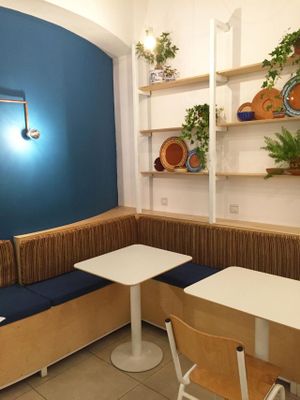 interior,
thinks are starting to come together slowly but steadily  at Mama Tierra in Athens