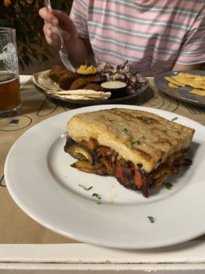 Mousaka  at Mama Tierra in Athens