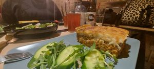 Moussaka at Mama Tierra in Athens