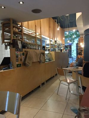 the interior at Mama Tierra in Athens