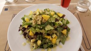 quinoa salad  at Mama Tierra in Athens