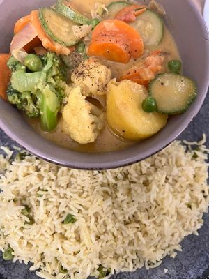 Curry   at Mama Tierra in Athens