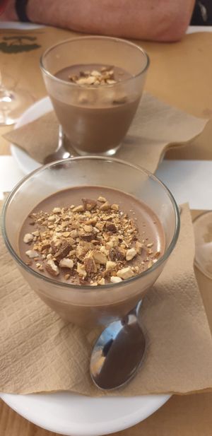 Chocolate Mousse at Mama Tierra in Athens