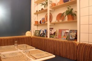 Seating at Mama Tierra in Athens